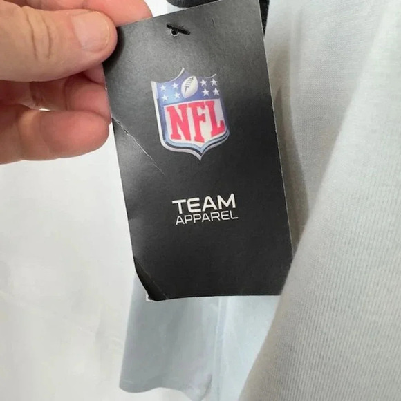 NEW Nike Oakland Raiders Tailgate Long-Sleeve T-Shirt Loose Fit Gray Womens S - Picture 7 of 10